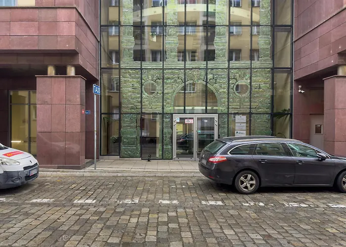 아파트 Krawiecka Sky Loft By Solarento 브로츠와프